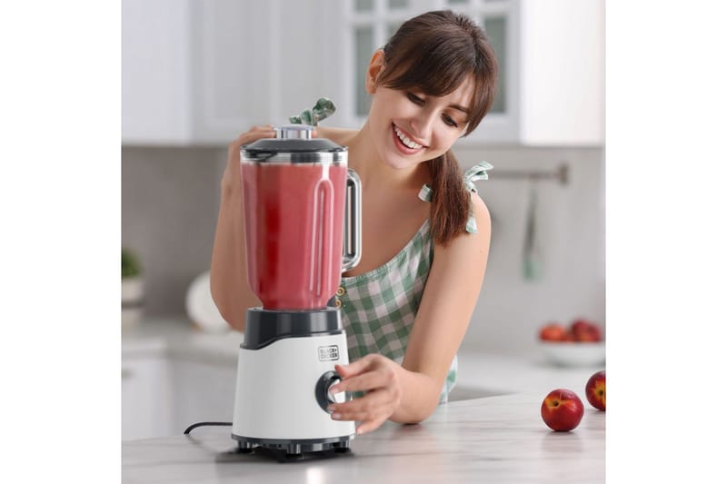 Kannmixer Black+Decker 750W Vit - Vit - Servering & matlagning - Köksmaskin - Blanda & hacka - Blender
