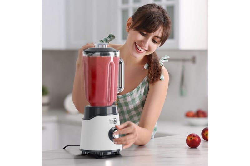 Kannmixer Black+Decker 750W Vit - Vit - Servering & matlagning - Köksmaskin - Blanda & hacka - Blender