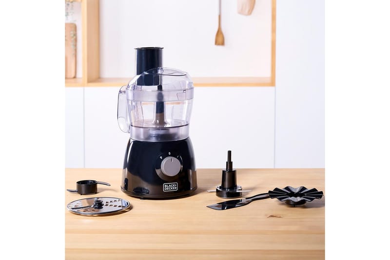 Matberedare Black+Decker 600W Svart - Svart - Servering & matlagning - Köksmaskin - Blanda & hacka - Matberedare
