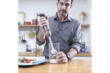 Stavmixer Black+Decker 1200W Borstad Stål - Silver - Servering & matlagning - Köksmaskin - Blanda & hacka - Stavmixer