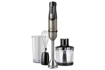 Stavmixerset Black+Decker Brushed 1200W - Kolgrå|Svart - Servering & matlagning - Köksmaskin - Blanda & hacka - Stavmixer
