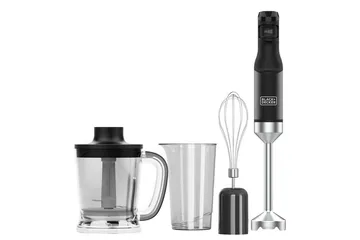 Stavmixerset Black+Decker Svart 1500W - Svart - Servering & matlagning - Köksmaskin - Blanda & hacka - Stavmixer