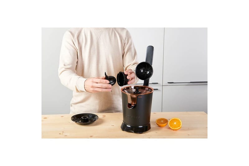Citruspress Taurus 600W 0.65L - Svart - Servering & matlagning - Köksmaskin - Juicepress & juicemaskin - Råsaftcentrifug