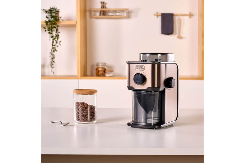 Elektrisk Kaffekvarn Black+Decker 150W - Grå - Servering & matlagning - Köksmaskin - Kaffemaskin & kaffetillbehör - Kaffekvarn & Espressokvarn