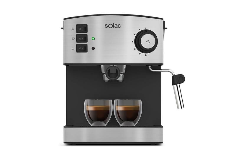Espressomaskin Solac Taste Classic M80 Inox Matt Silver - Matt Silver - Servering & matlagning - Köksmaskin - Kaffemaskin & kaffetillbehör - Espressomaskiner