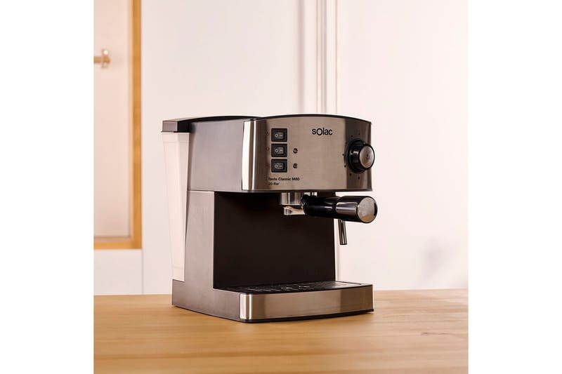 Espressomaskin Solac Taste Classic M80 Inox Matt Silver - Matt Silver - Servering & matlagning - Köksmaskin - Kaffemaskin & kaffetillbehör - Espressomaskiner