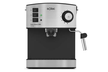 Espressomaskin Solac Taste Classic M80 Inox - Svart||Silver - Servering & matlagning - Köksmaskin - Kaffemaskin & kaffetillbehör - Espressomaskiner