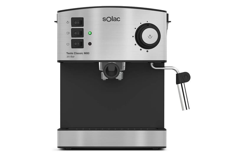Espressomaskin Solac Taste Classic M80 Inox - Svart||Silver - Servering & matlagning - Köksmaskin - Kaffemaskin & kaffetillbehör - Espressomaskiner