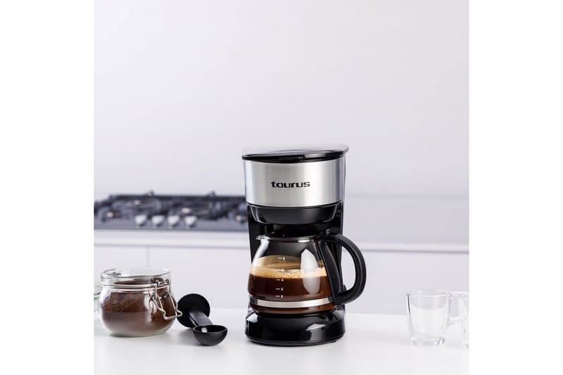 Kaffebryggare Taurus Verona 6 Koppar Inox - Svart||Silver - Servering & matlagning - Köksmaskin - Kaffemaskin & kaffetillbehör - Kaffebryggare