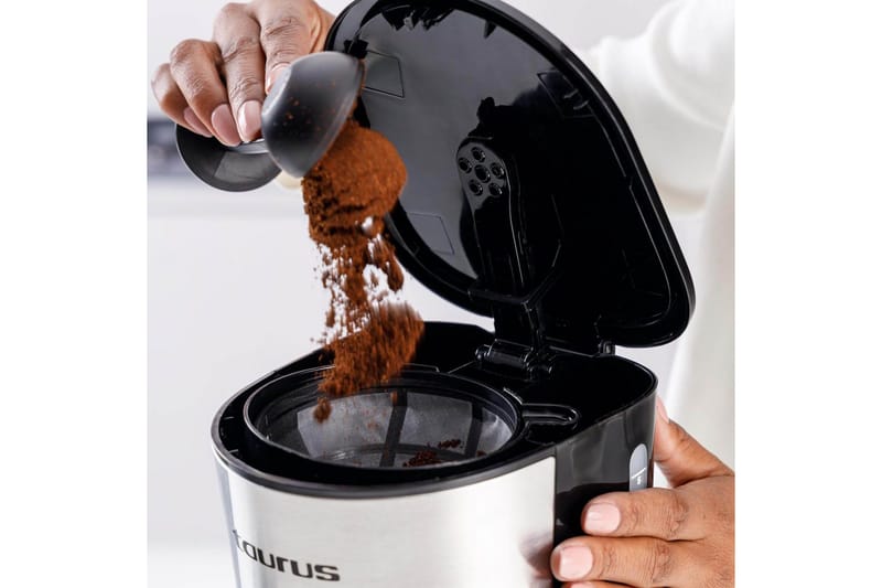 Kaffebryggare Taurus Verona 6 Koppar Inox - Svart||Silver - Servering & matlagning - Köksmaskin - Kaffemaskin & kaffetillbehör - Kaffebryggare