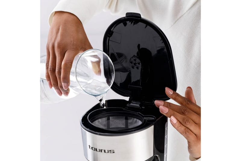 Kaffebryggare Taurus Verona 6 Koppar Inox - Svart||Silver - Servering & matlagning - Köksmaskin - Kaffemaskin & kaffetillbehör - Kaffebryggare