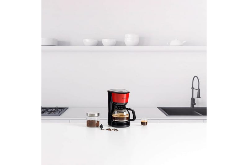 Kaffebryggare Taurus Verona Vintage 12 Koppar - Red - Servering & matlagning - Köksmaskin - Kaffemaskin & kaffetillbehör - Kaffebryggare