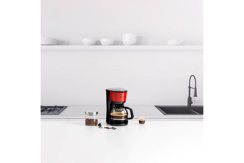 Kaffebryggare Taurus Verona Vintage 12 Koppar - Red - Servering & matlagning - Köksmaskin - Kaffemaskin & kaffetillbehör - Kaffebryggare