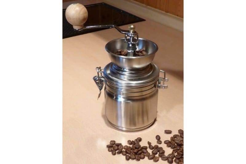 HI Manuell kaffekvarn rostfritt stål - Silver - Kaffekvarn & Espressokvarn