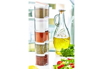 Kryddburk 5-Pack - Vit - Servering & matlagning - Köksmaskin - Skära & mala - Kryddkvarn