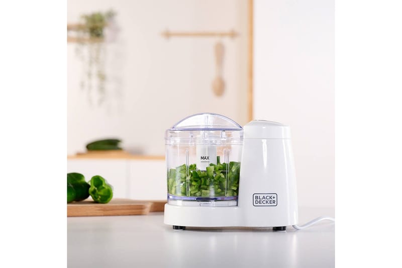 Minihackare Black+Decker 120W - Vit - Servering & matlagning - Köksmaskin - Skära & mala - Skärmaskin