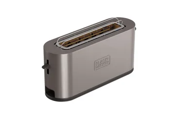 Brödrost Black+Decker 1 Fack Rostfritt Stål - Servering & matlagning - Köksmaskin - Värma & koka - Brödrost