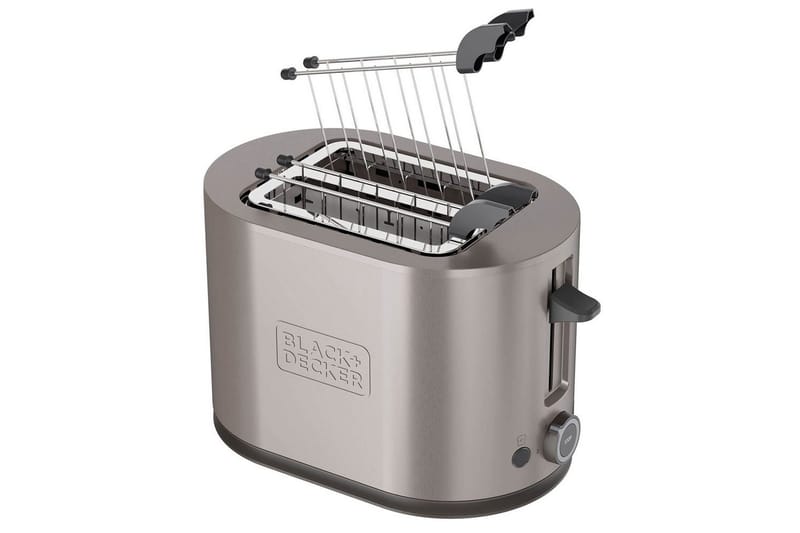 Brödrost Black+Decker 2 Fack Rostfritt 900W Stål - Servering & matlagning - Köksmaskin - Värma & koka - Brödrost