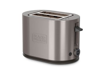 Brödrost Black+Decker 2 Fack Rostfritt Stål 20cm - 20cm - Servering & matlagning - Köksmaskin - Värma & koka - Brödrost