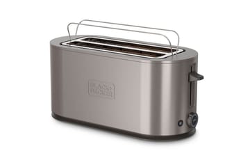 Brödrost Black+Decker 2 Fack Rostfritt Stål 38cm - 38cm - Servering & matlagning - Köksmaskin - Värma & koka - Brödrost
