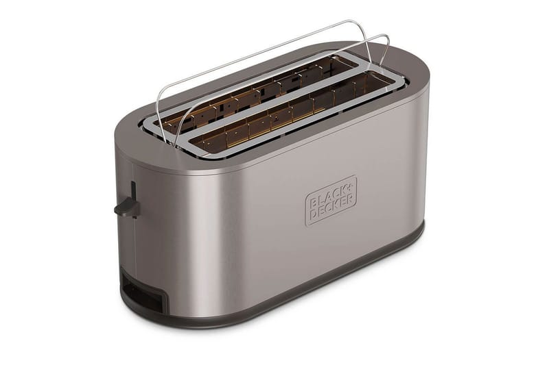 Brödrost Black+Decker 2 Fack Rostfritt Stål 38cm - 38cm - Servering & matlagning - Köksmaskin - Värma & koka - Brödrost