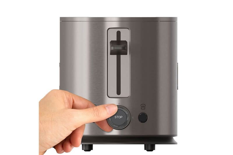 Brödrost Black+Decker 2 Fack Rostfritt Stål 38cm - 38cm - Servering & matlagning - Köksmaskin - Värma & koka - Brödrost