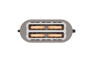 Brödrost Black+Decker 2 Fack Rostfritt Stål - Silver - Servering & matlagning - Köksmaskin - Värma & koka - Brödrost