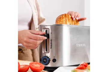 Brödrost Taurus Mytoast Legend 1 Fack Rostfritt Stål - Silver - Servering & matlagning - Köksmaskin - Värma & koka - Brödrost
