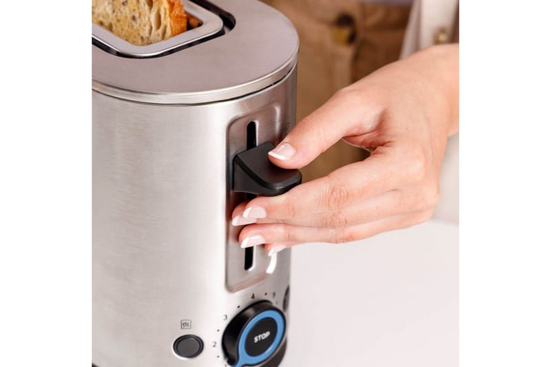 Brödrost Taurus Mytoast Legend 1 Fack Rostfritt Stål - Silver - Servering & matlagning - Köksmaskin - Värma & koka - Brödrost