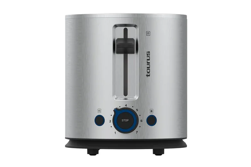 Brödrost Taurus Mytoast Legend 2 Fack Rostfritt Stål - Silver||Krom - Servering & matlagning - Köksmaskin - Värma & koka - Brödrost