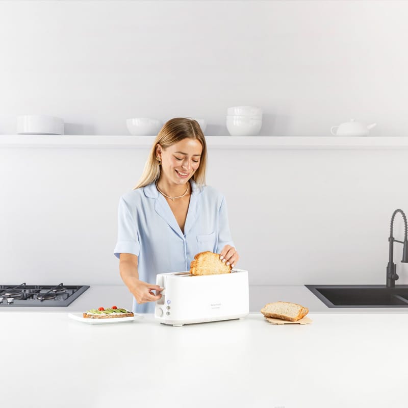 Brödrost Taurus Toastissimo Långt Spår - vit - Servering & matlagning - Köksmaskin - Värma & koka - Brödrost