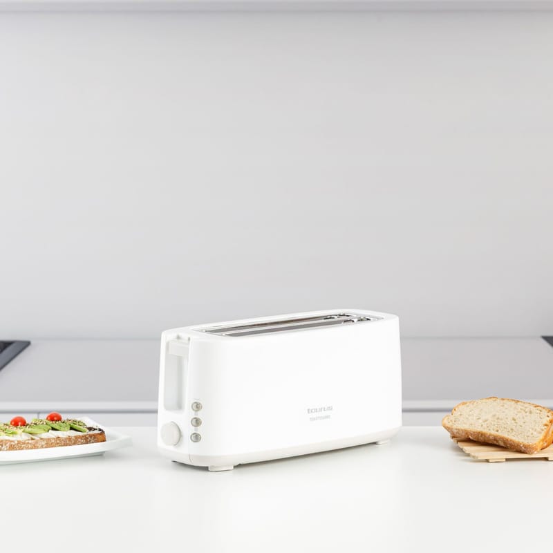 Brödrost Taurus Toastissimo Långt Spår - vit - Servering & matlagning - Köksmaskin - Värma & koka - Brödrost