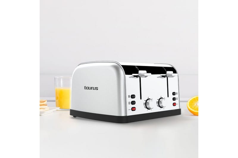 Brödrost Taurus Vintage Four - Silver - Servering & matlagning - Köksmaskin - Värma & koka - Brödrost