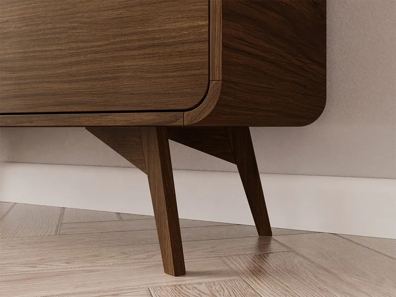 Corvan Bokhylla 108 cm i Valnöt - Brun - Förvaring - Hylla - Bokhylla