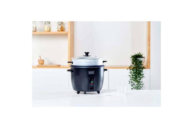 Riskokare Black+Decker 1.8L Svart - Servering & matlagning - Köksmaskin - Värma & koka - Riskokare