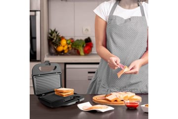 Smörgåsgrill Black+Decker 2 Fack Panini - Panini - Servering & matlagning - Köksmaskin - Värma & koka - Klämgrill & smörgåsgrill