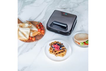 Smörgåsgrill Black+Decker Sandwich Waffle - Servering & matlagning - Köksmaskin - Värma & koka - Klämgrill & smörgåsgrill