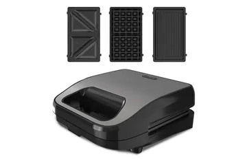Smörgåsgrill Black+Decker Sandwich Waffle - Servering & matlagning - Köksmaskin - Värma & koka - Klämgrill & smörgåsgrill