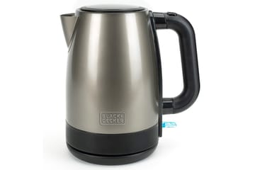 Vattenkokare Black+Decker 2200W 1.7L Borstat Rostfritt Stål - Silver - Servering & matlagning - Köksmaskin - Värma & koka - Vattenkokare