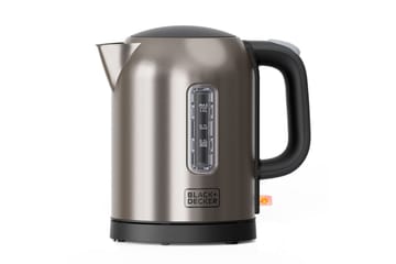 Vattenkokare Black+Decker 2200W 1L Borstat Stål - Silver - Servering & matlagning - Köksmaskin - Värma & koka - Vattenkokare