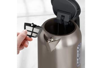 Vattenkokare Black+Decker 2200W 1L Borstat Stål - Silver - Servering & matlagning - Köksmaskin - Värma & koka - Vattenkokare