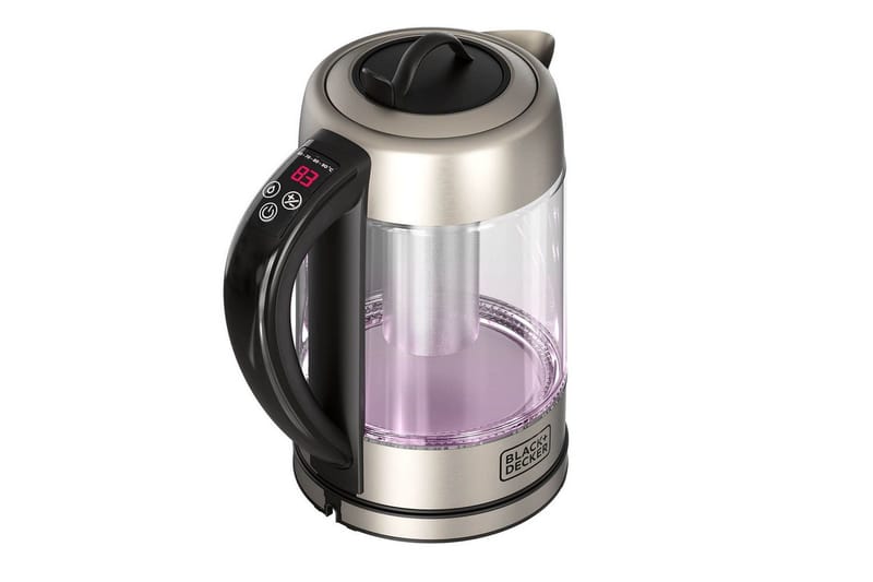 Vattenkokare Black+Decker i Glas med Te-filter 1.7L - Silver - Servering & matlagning - Köksmaskin - Värma & koka - Vattenkokare