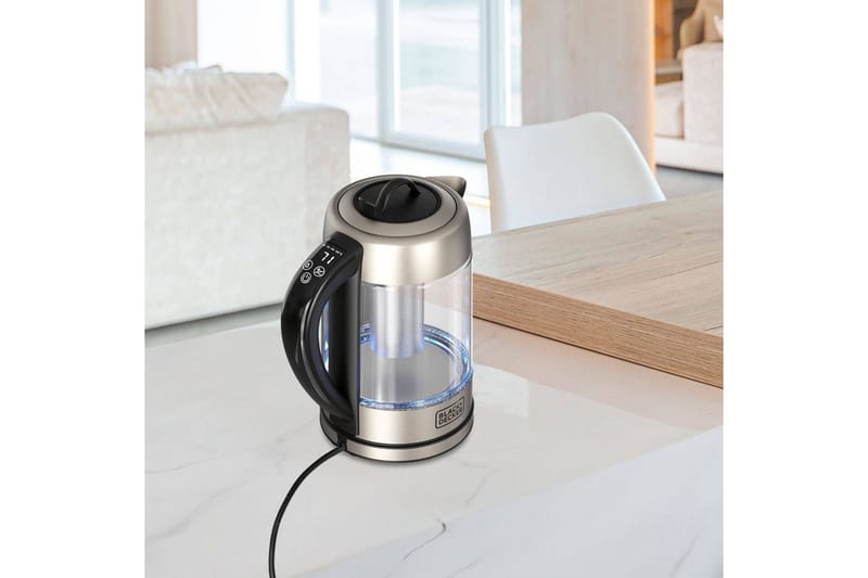 Vattenkokare Black+Decker i Glas med Te-filter 1.7L - Servering & matlagning - Köksmaskin - Värma & koka - Vattenkokare
