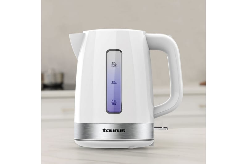Vattenkokare Taurus Aroa Vit - Vit - Servering & matlagning - Köksmaskin - Värma & koka - Vattenkokare