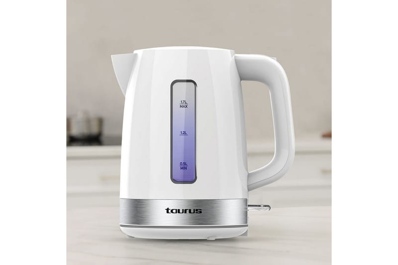 Vattenkokare Taurus Aroa Vit - Vit - Servering & matlagning - Köksmaskin - Värma & koka - Vattenkokare