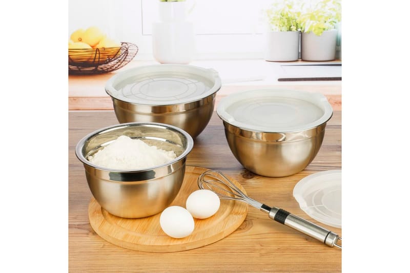 HI Bunkar set silver - Silver - Blandskål - Bunke
