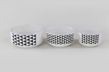 Förvaringslådor 6-pack - Vit/Svart - Servering & matlagning - Köksredskap & kökstillbehör - Burkar & flaskor