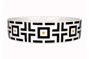 DECO skål Benporslin 1,5 liter - Svart / Vit - Servering & matlagning - Köksredskap & kökstillbehör - Bunke