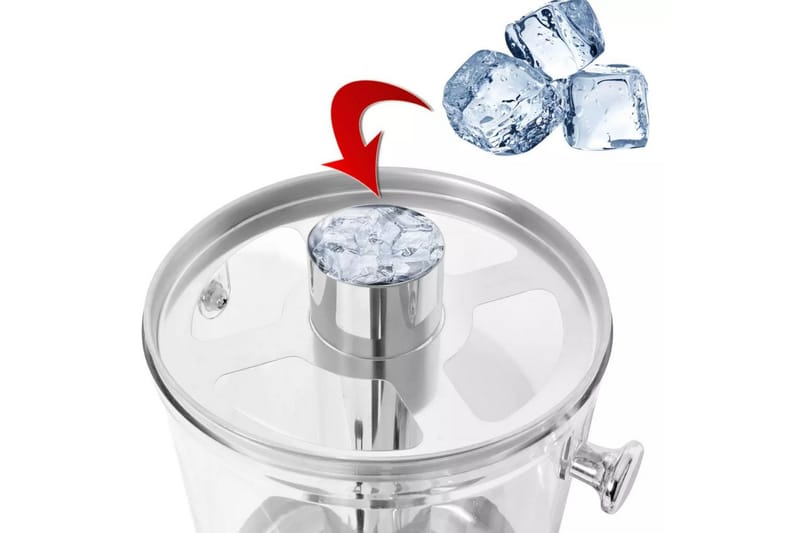 Juicebehållare rostfritt stål 8 L - Silver - Köksredskap & kökstillbehör - Övriga köksredskap