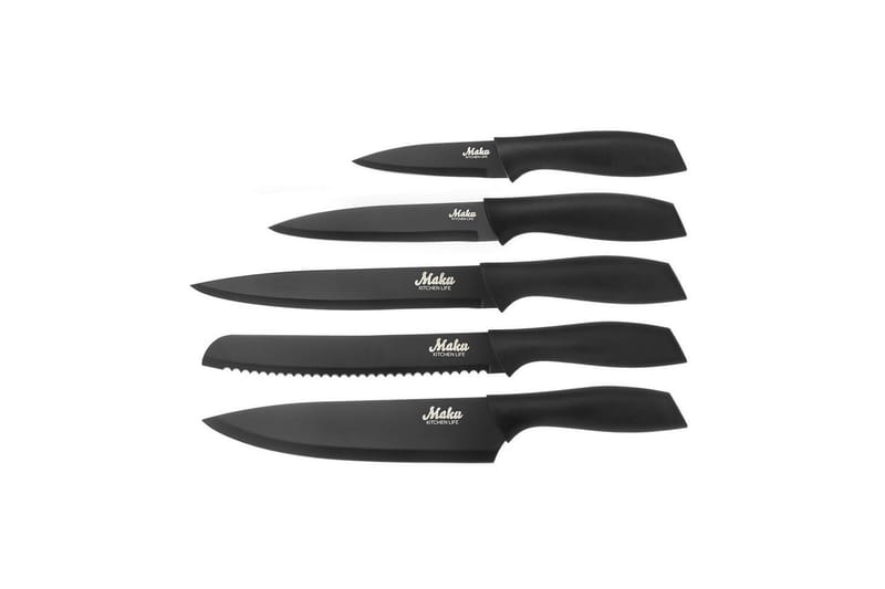 Knivset Maku 5 Delar Svart - Servering & matlagning - Köksredskap & kökstillbehör - Kökskniv - Knivset